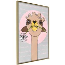 Arkiio Affisch Happy Llama [Poster] 40x60 Poster